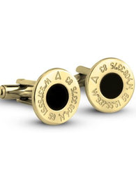 Personalised Cufflinks 24k Gold Plated