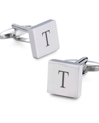 Square Engraved Cufflinks