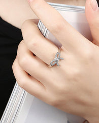 Bow Ring - Sterling Silver