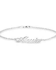 Personalised Name Bracelet - Sterling Silver