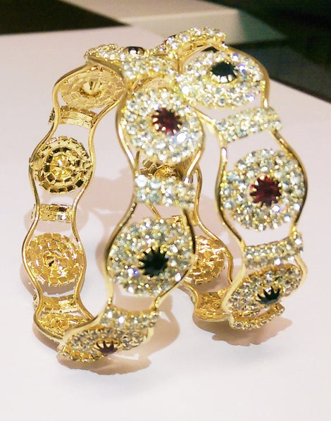 Buy Stone Bangles Online - Indian Fashion Jewellery Online - 1