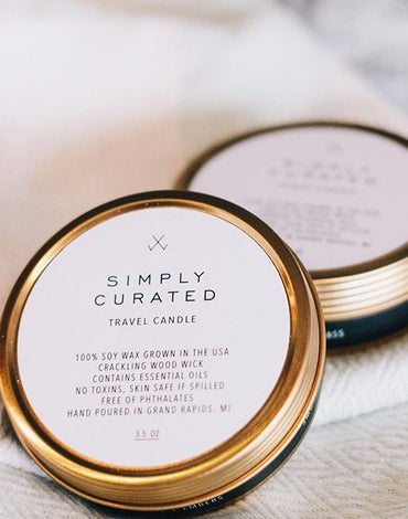 Vanilla Lavendar Soy Travel Candle