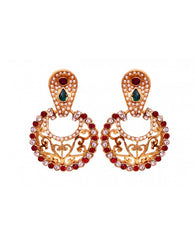Multi Stone Earring - Indian Fashion Jewellery Online