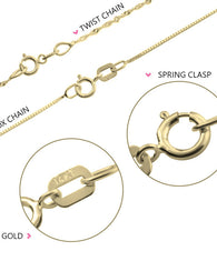 Hamsa Necklace 14k Gold